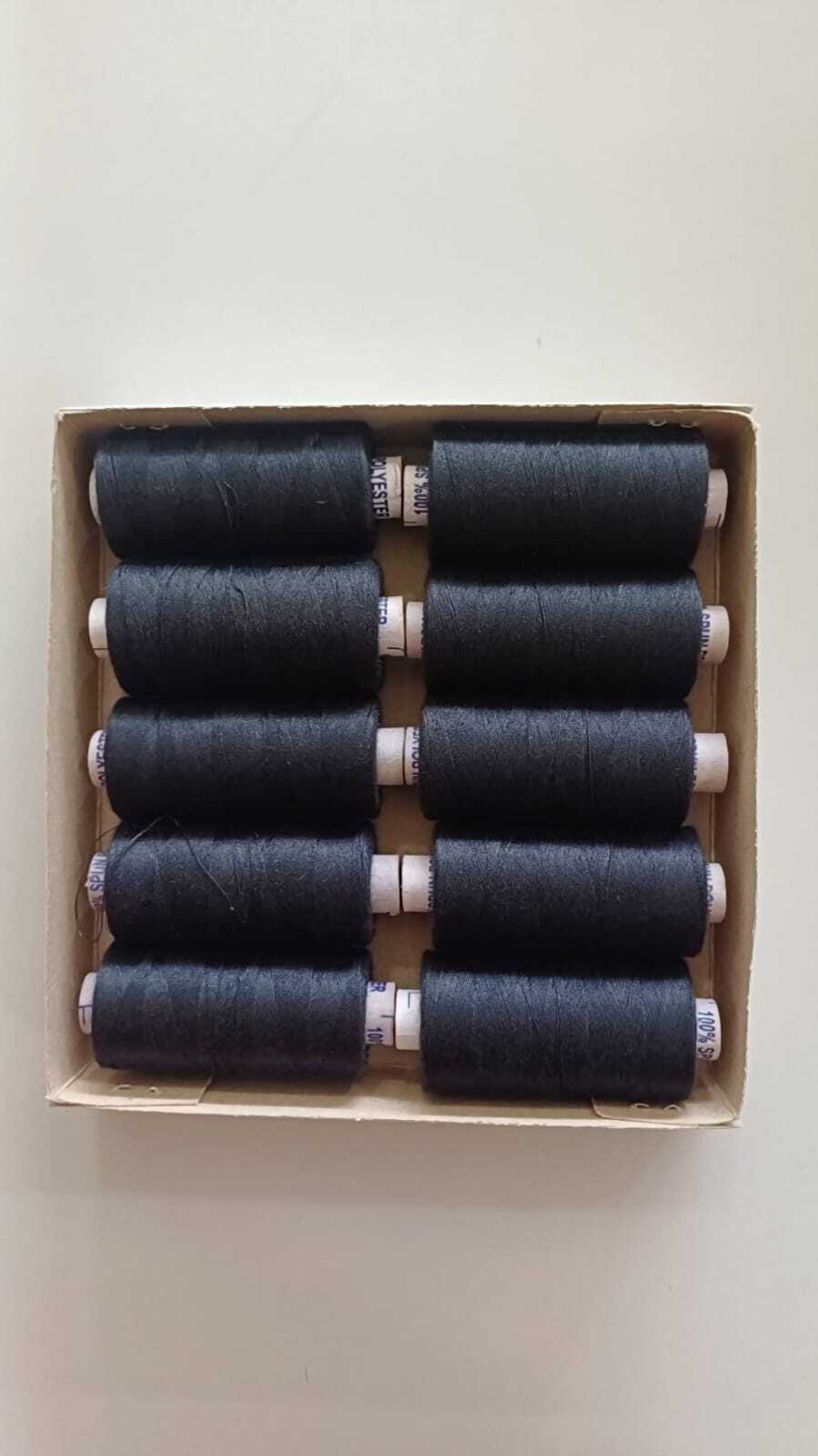 Dark Blue Thread (500 m Pack of 10)