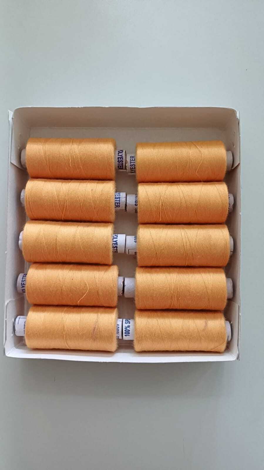 Orange Thread (500 m Pack of 10)